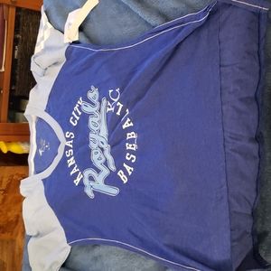 Fitted KC royals tee